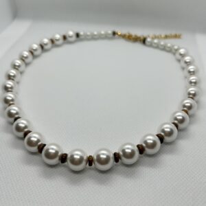 Mallorca Pearl & Tiger Eye Necklace
