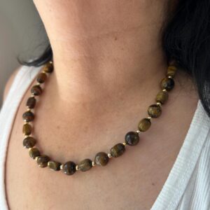 Statement Necklace (Natural Stones & Handmade)